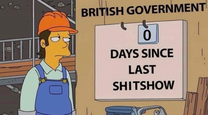 british government days since last shitshow
